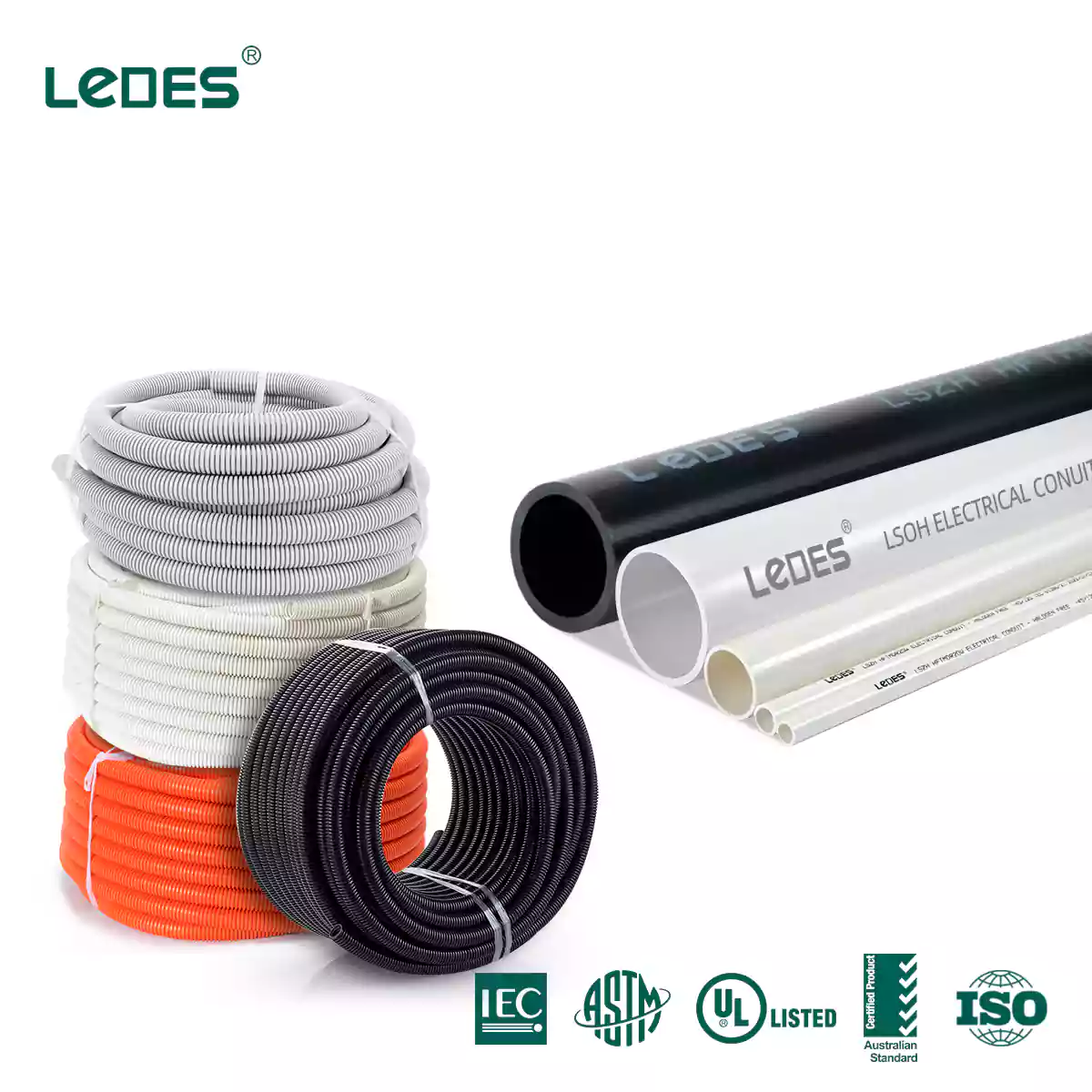 Lszh conduit and fittings with iec asnzs certified