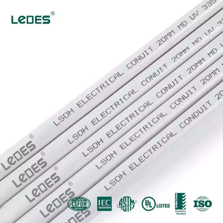 Lszh conduit with iec asnzs ul certified medium duty