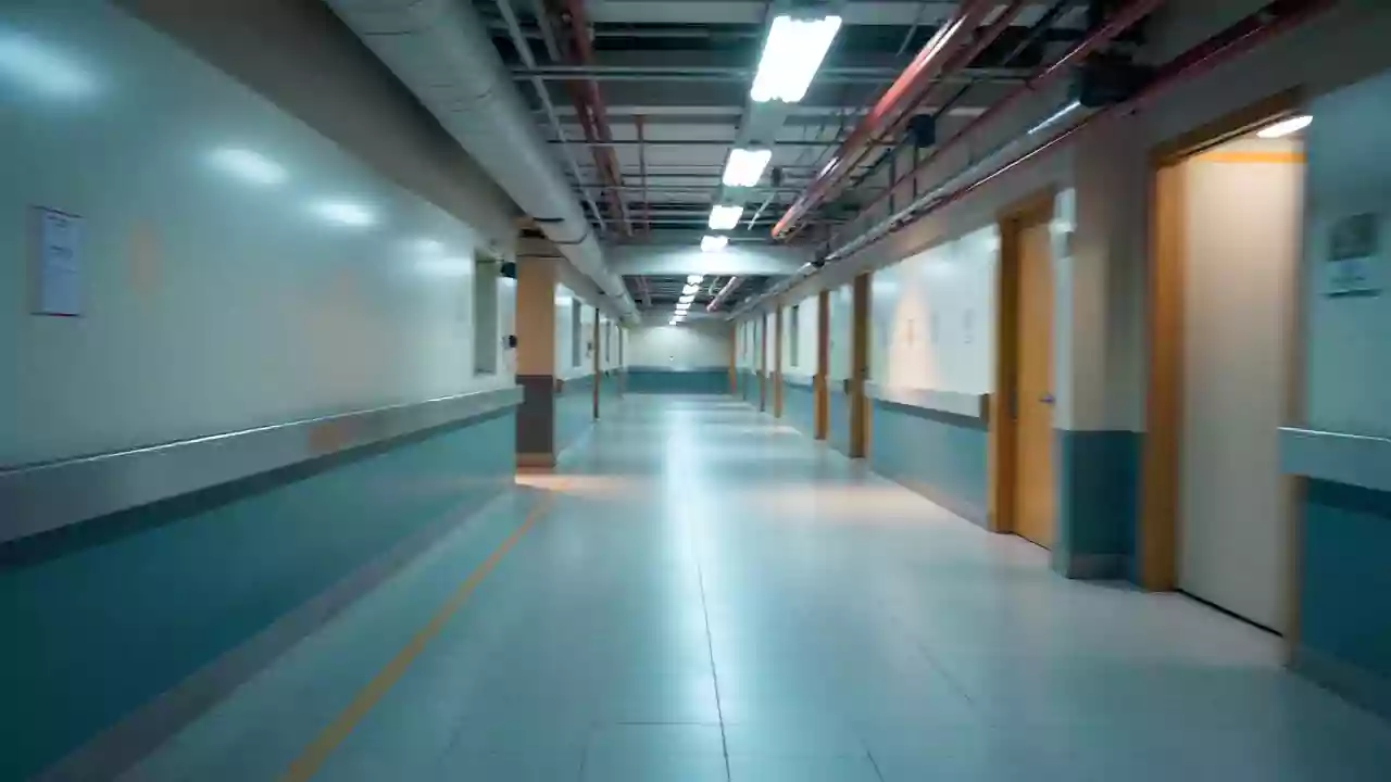 Macau island hospital project inside
