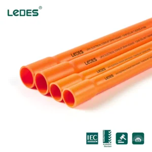 Outdoor cable conduit orange heavy duty for solar power