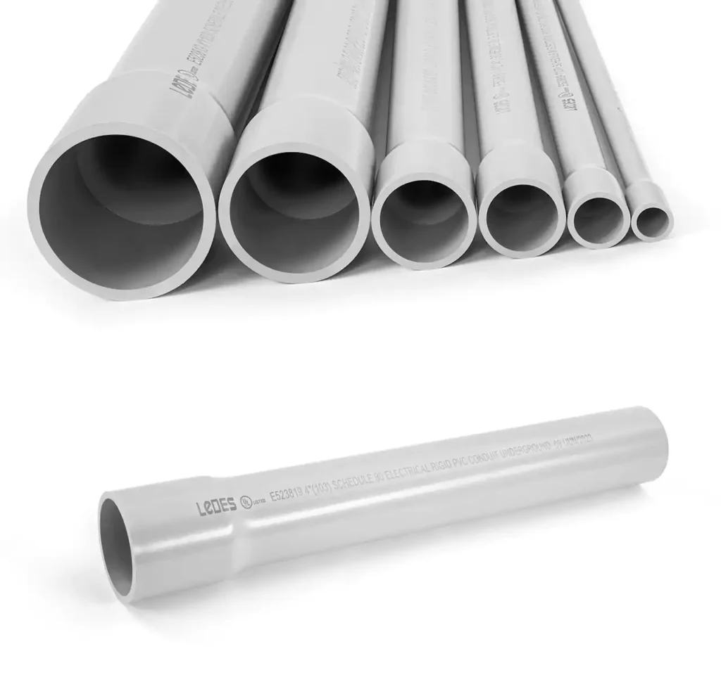 Schedule 80 pvc conduit details by ledes