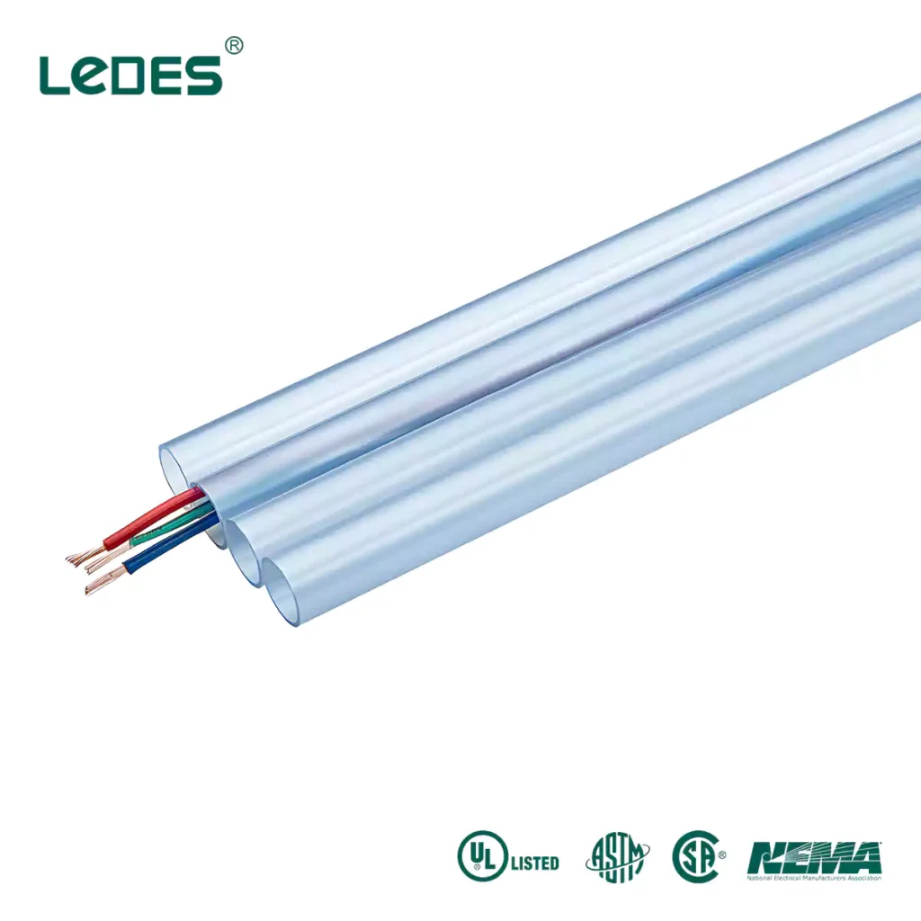 Clear pvc conduit sch 40 pvc pipe ul listed