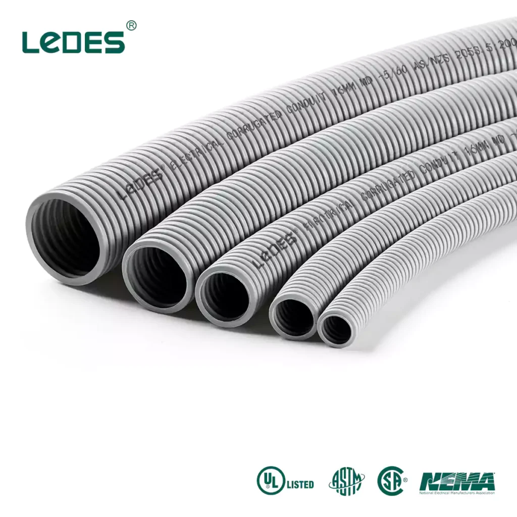 Ent conduit electrical nonmetallic tubing gray ul csa listed