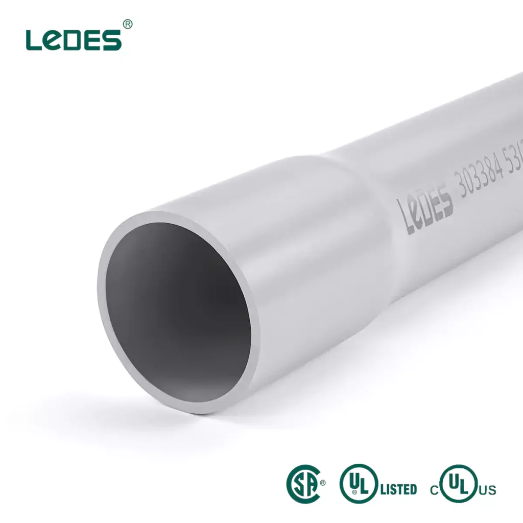 Rigid pvc conduit csa certified electrical pipe