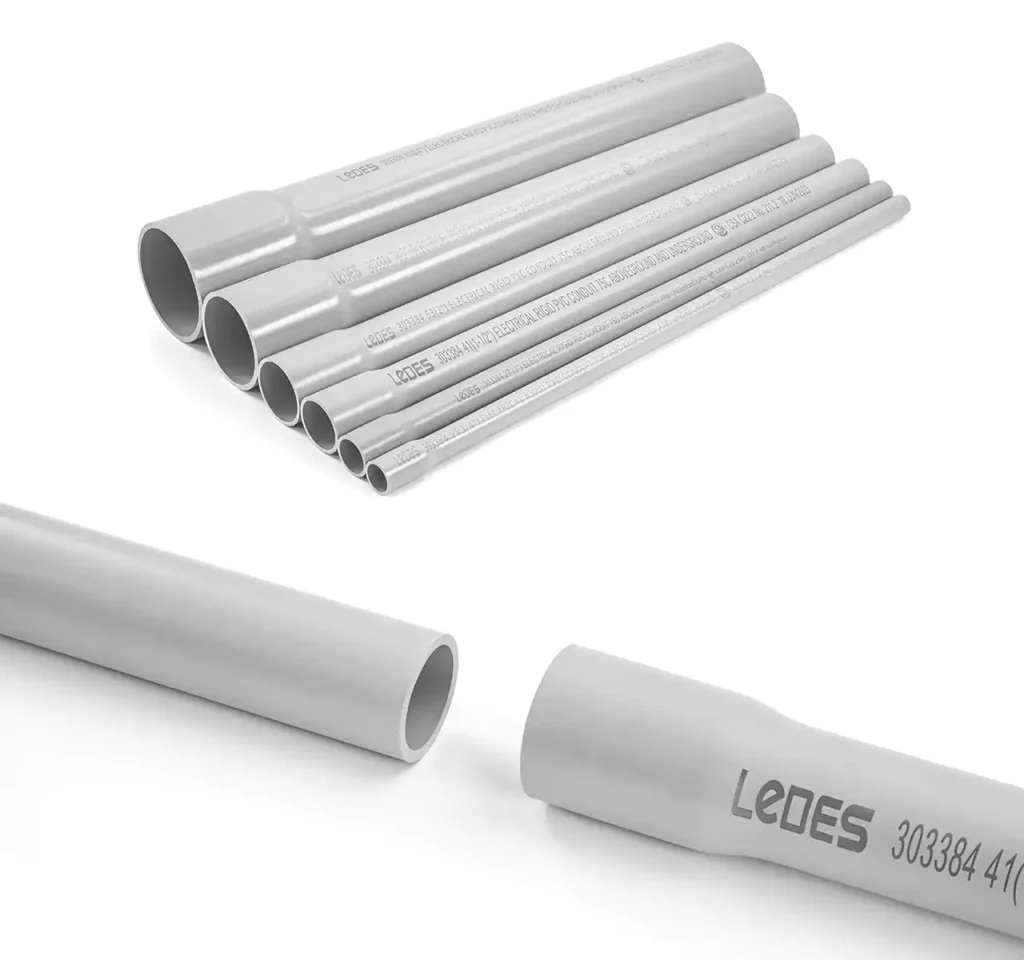 Rigid pvc conduit details csa certified electrical pipe gray