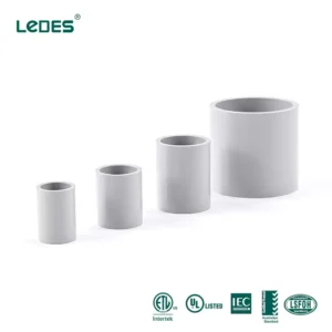 Schedule 40 conduit center stop coupling gray etl ul listed