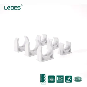 Conduit clips white for comms conduit asnzs iec certified supplier