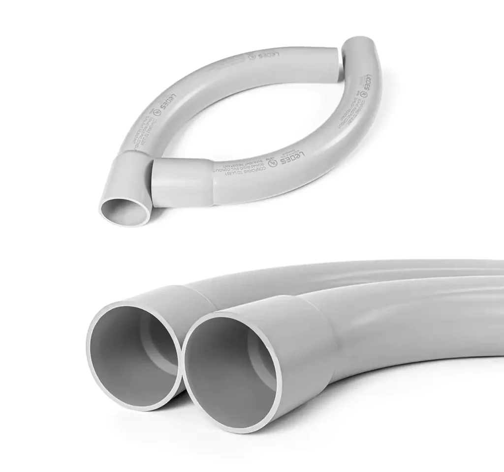 Electrical conduit bend details gray ul csa certified fittings supplier