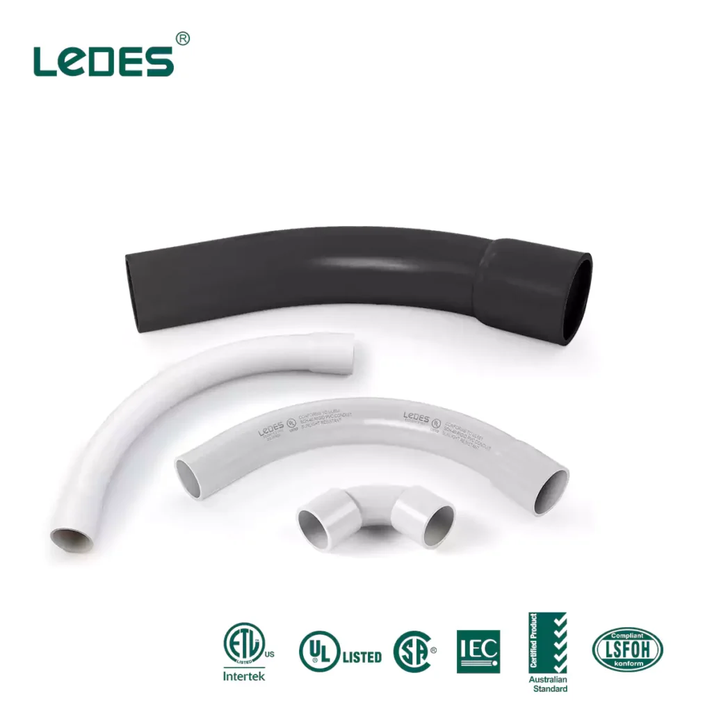 Electrical conduit bend gray ul listed pipe fittings manufacturer