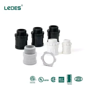 Electrical conduit pipe connectors gray iec asnzs certified conduit fittings manufacturer