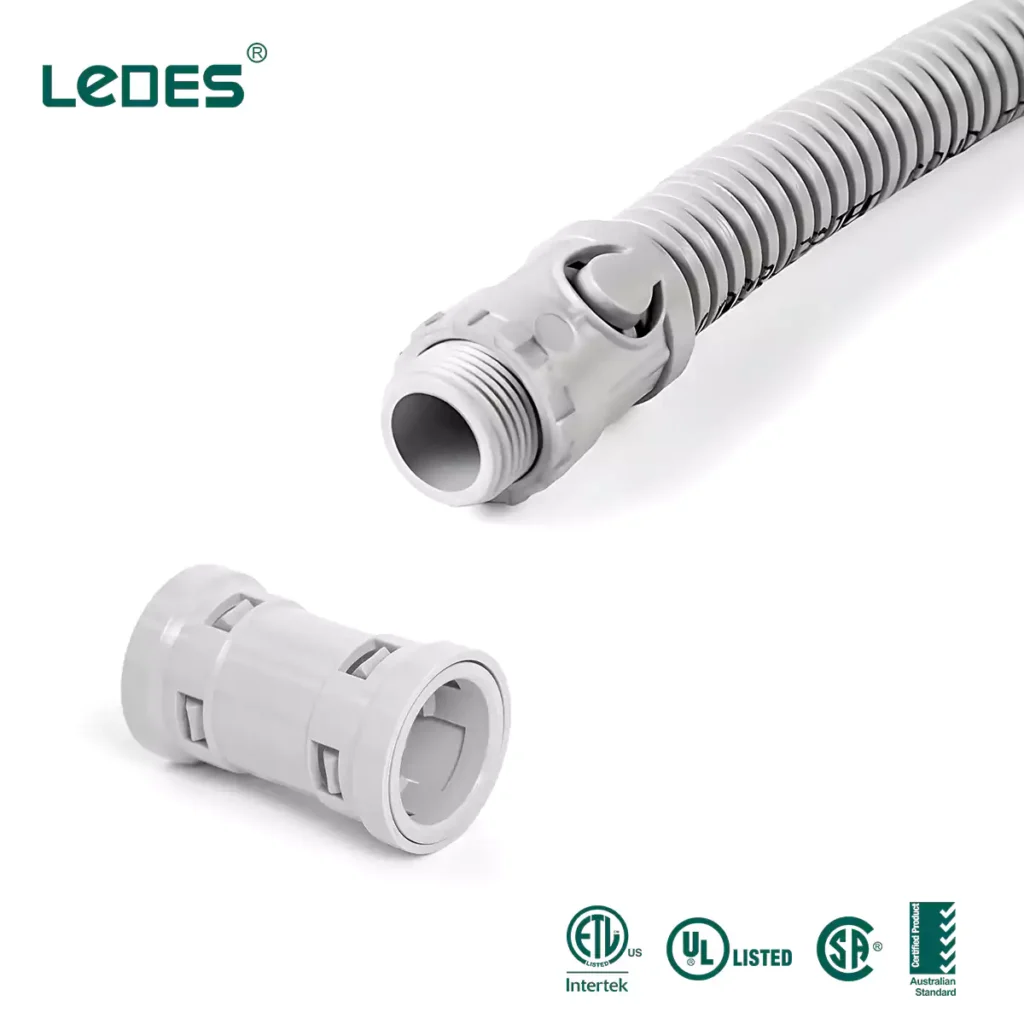 Flexible conduit connector ent conduit fittings manufacturer
