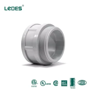 Pvc conduit adapter for schedule 40 pvc pipe ul csa etl listed