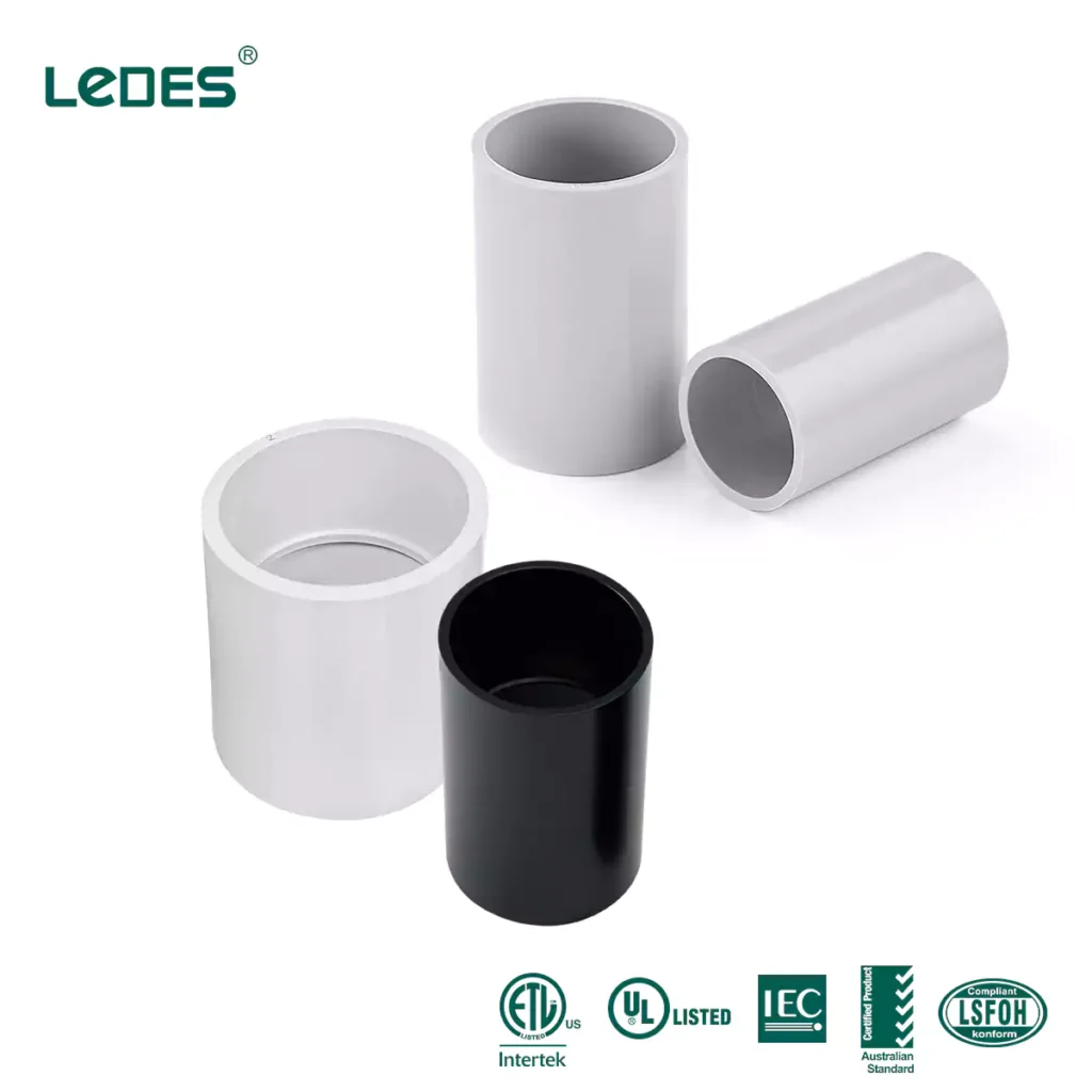 Pvc conduit coupling etl ul csa listed gray electrical fittings manufacturer