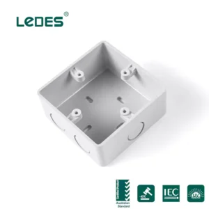 Wall outlet box iec asnzs ul certified